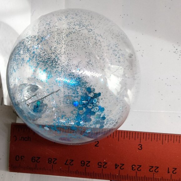 Clear Fillable Ornaments Christmas Holiday Crafts Plastic DIY Lot 6 - Picture 9 of 11